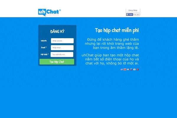 UhChat là phần mềm hỗ trợ doanh nghiệp thu thập số điện thoại của khách hàng, khi họ truy cập vào website của bạn