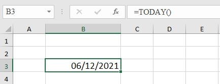 CÁCH 2: Nhập ngày, tháng, năm bằng hàm trong Excel