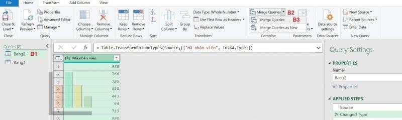 Xử lý dữ liệu bằng power query
