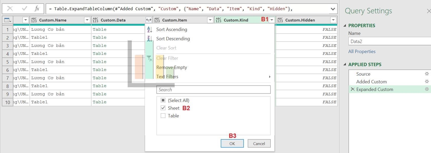 H6. Cách tổng hợp dữ liệu từ nhiều file excel, (ghép file excel )- Tiếp tục như hình