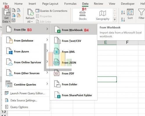 H12. Tổng hợp dữ liệu từ nhiều file excel thành một file excel có nhiều sheet – Mở file excel cần tổng hợp