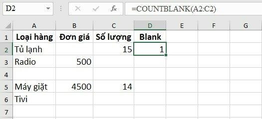 Cách 2: Xóa dòng trong bảng dữ liệu khi không có cột chính