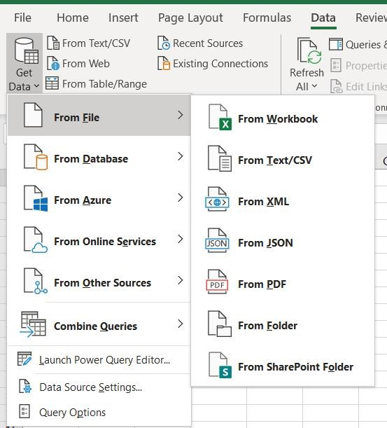 h3. Power Query cơ bản