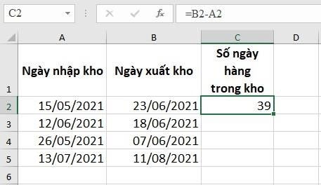 VÍ DỤ 1: Trừ trực tiếp