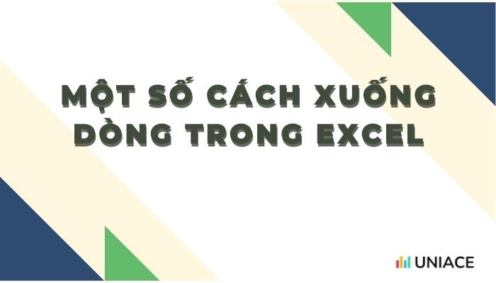 Một số cách xuống dòng trong excel dễ thực hiện