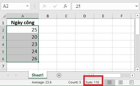 Tổng hợp những cách tính tổng trong excel nên tham khảo